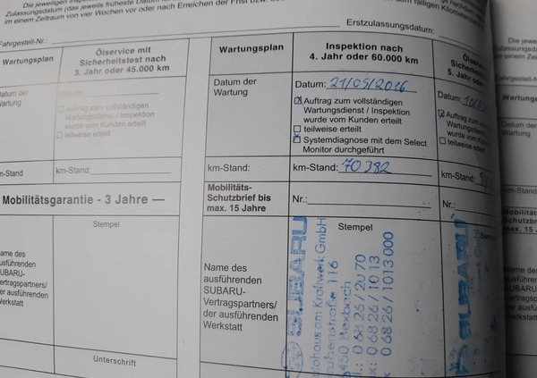 Subaru Justy cena 9500 przebieg: 167867, rok produkcji 2010 z Trzemeszno małe 191